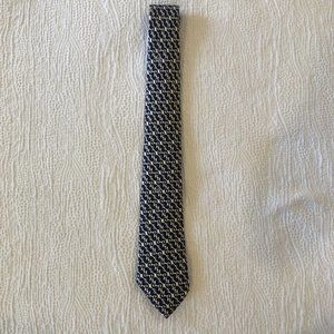 Lilly Pulitzer Navy Seahorse Silk Tie